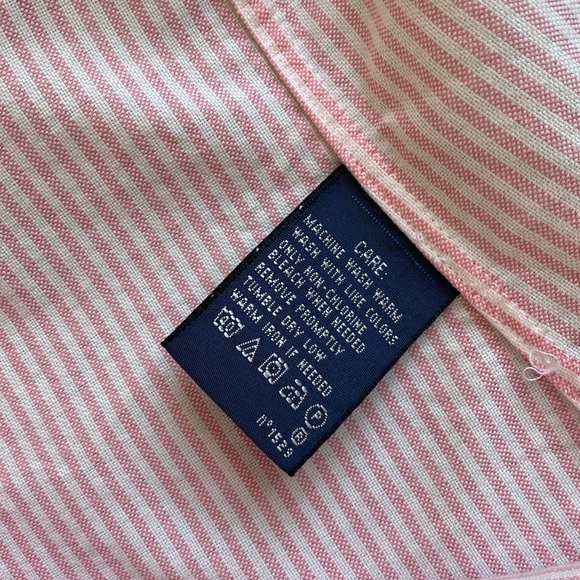 Ralph Lauren Slim Fit Striped Oxford Flesh Pony - Picture 6 of 11